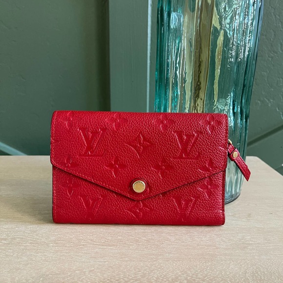Louis Vuitton Handbags - Louis Vuitton Empreinte Curieuse Leather Wallet Red Cerise SP1175